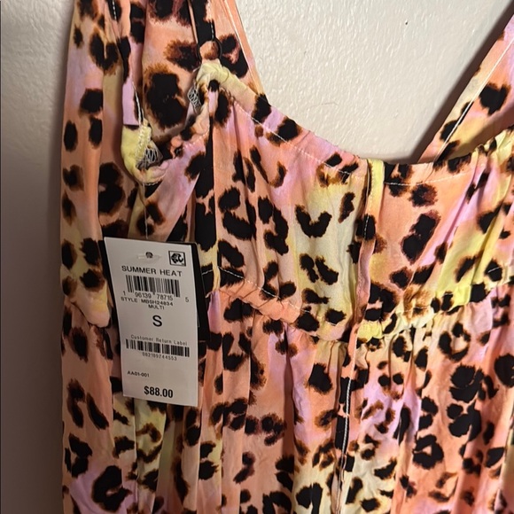 Bar III Pink and Black Swim Coverup - Picture 7 of 7